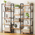 Casaottima Triple 5 Tier Bookshelf, Large Bookcase by Casaottima
