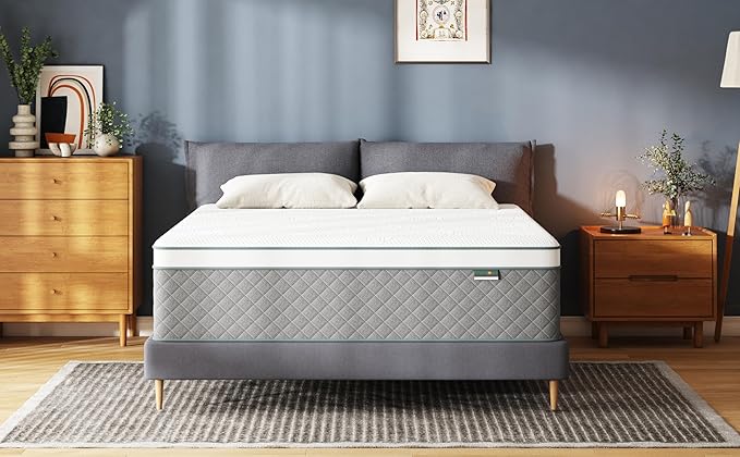 14 Inch Full Mattress, Cooling-Gel Memory Foam and Pocket Spring Hybrid Mattress - Image 5