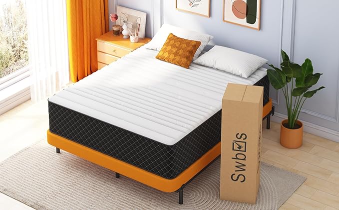 14 Inch Queen Hybrid Mattress – Firm Memory Foam & Pocket Spring Bed in a Box - Image 4