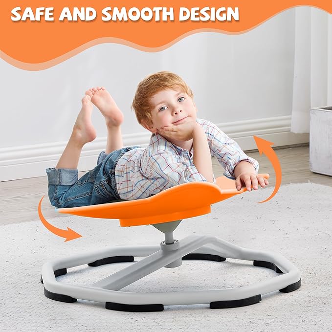 Spinning Chair for Autistic Kids, Non-Slip Sensory Spinning Chair, Sit and Spin - Image 7