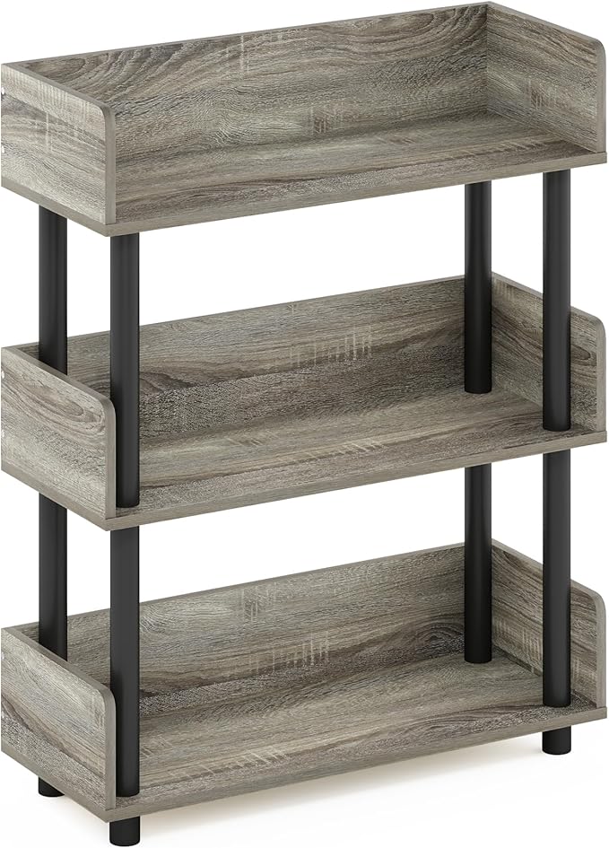Furinno Turn-N-Tube 3-Tier Multipurposes Display Rack, Open Shelf Rack/Storage - Image 5