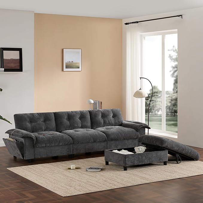Mreax L-Shape Sectional Sofa by Merax