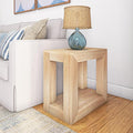 Plank+Beam Modern Rectangular Side Table by PlankBeam