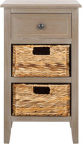 Safavieh Home Collection Everly Drawer White Wash 1-Drawer 2 Removable Baskets by SAFAVIEH