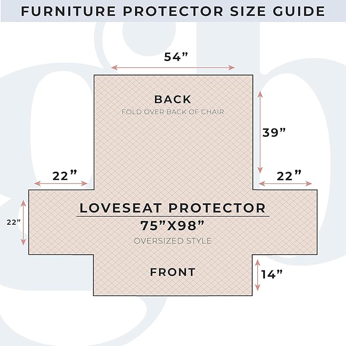 Great Bay Home Reversible Loveseat Cover - Image 4