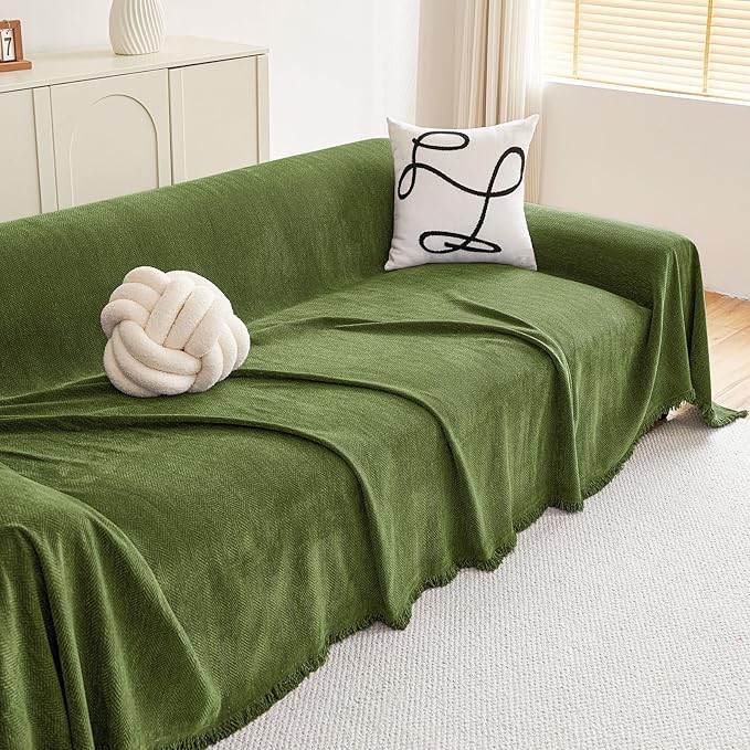 hyha Couch Cover for Dogs, Boho Sofa Covers for 3 Cushion Couch Washable - Image 8