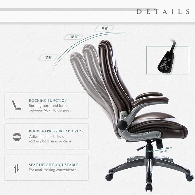 Leather Executive Office Chair - Image 6
