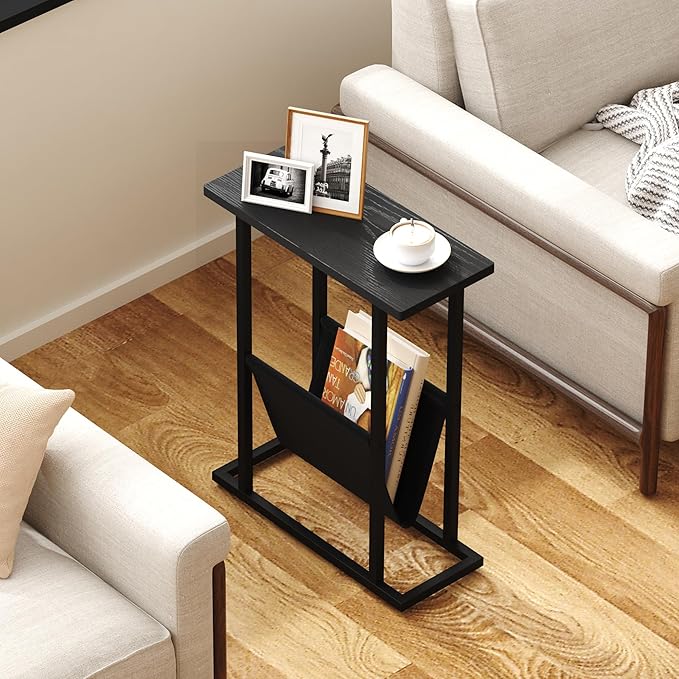 Yusong Narrow Side Table for Small Spaces, Small End Table - Image 9