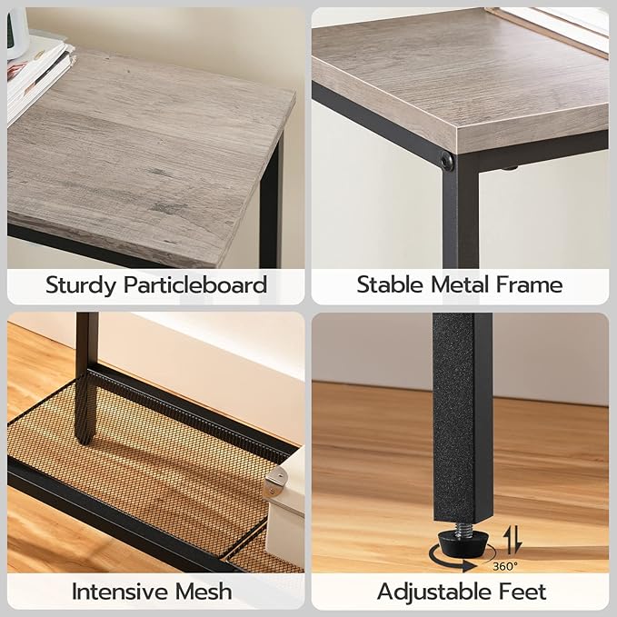 HOOBRO 29.5" Narrow Console Table, Small Entryway Table - Image 5