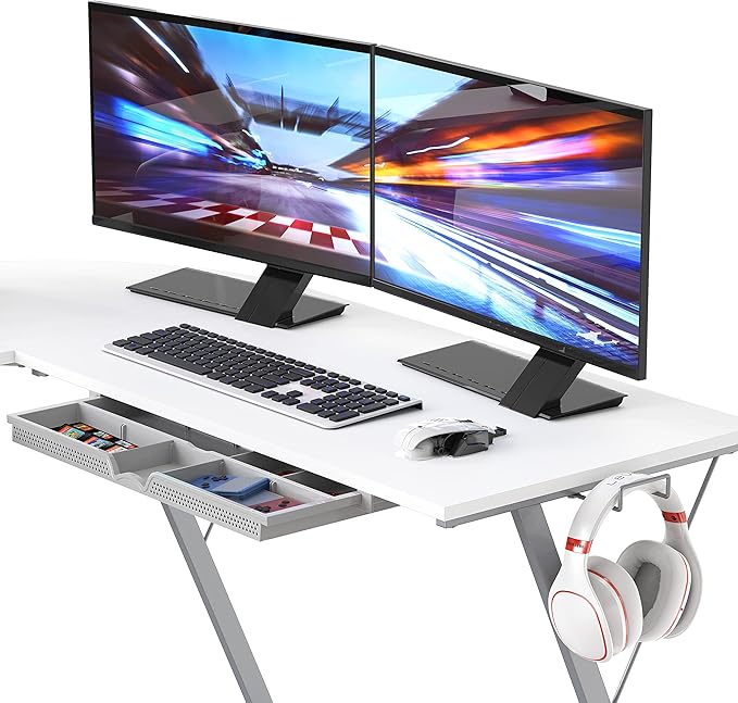 SHW 51 x 51 Inches Vista L-Shaped Desk - Image 6