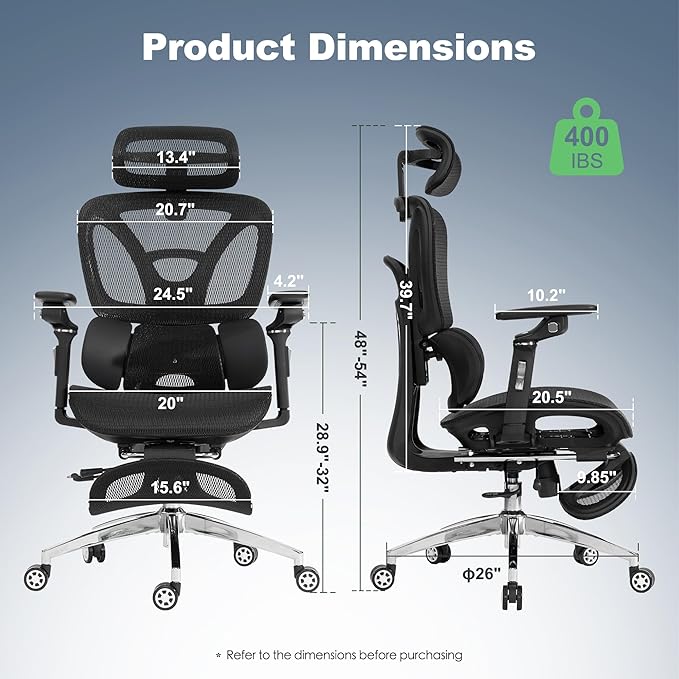Ergonomic Mesh Office & Gaming Chair - Image 3