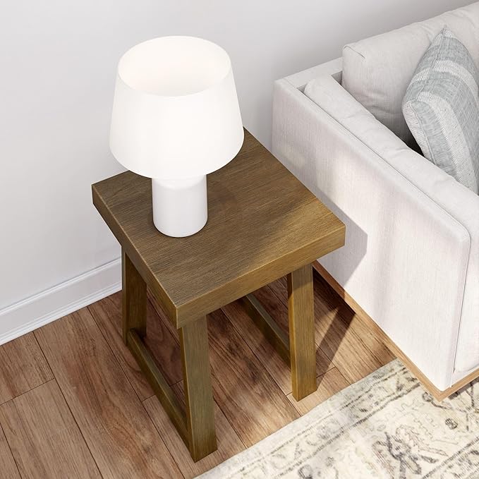 Plank+Beam Classic Square Side Table, Slim Side Table - Image 7