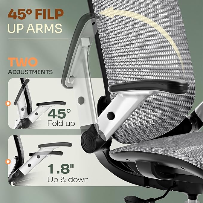 GABRYLLY Ergonomic Office Chair, High Back Home Desk Chair - Image 5