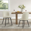 Dining Chairs Set of 2, Fabric Upholstered Dining Room Chairs by Kislot