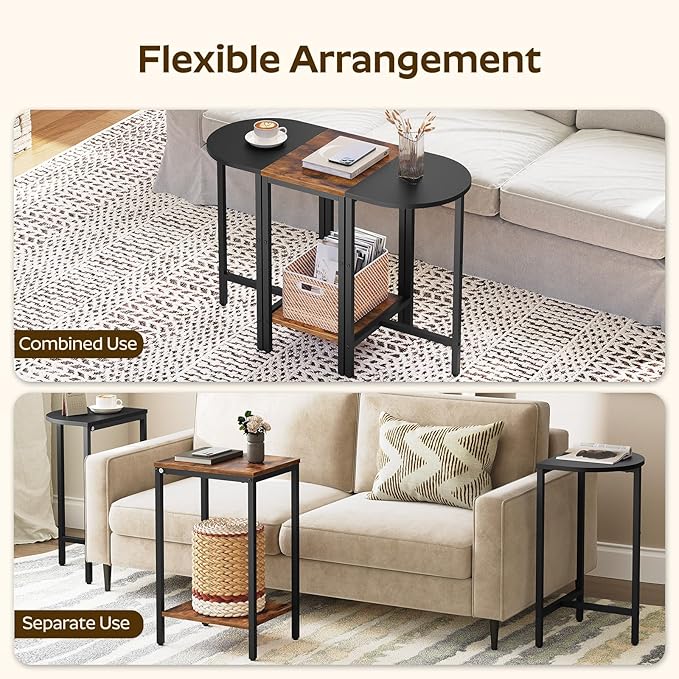 Small Side End Table, Nesting Side Table - Image 6