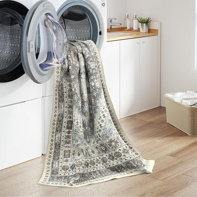 zesthome 6x9 Area Rug, Super Soft Washable Rugs - Image 5