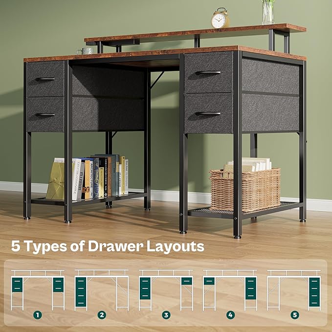 Huuger 47 inch Computer Desk - Image 6