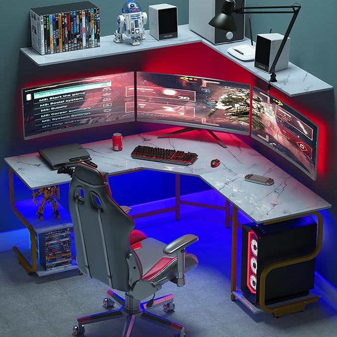Teraves Modern L Shaped Desk - Image 4