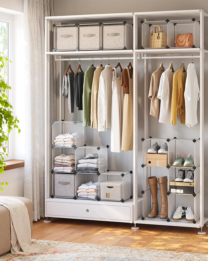 SONGMICS Cube Storage Organizer, Book Shelf, Closet Organizers and Storage - Image 3