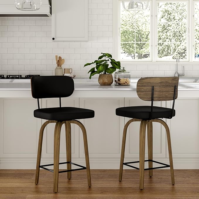 Swivel Counter Height Bar Stools by Unknown