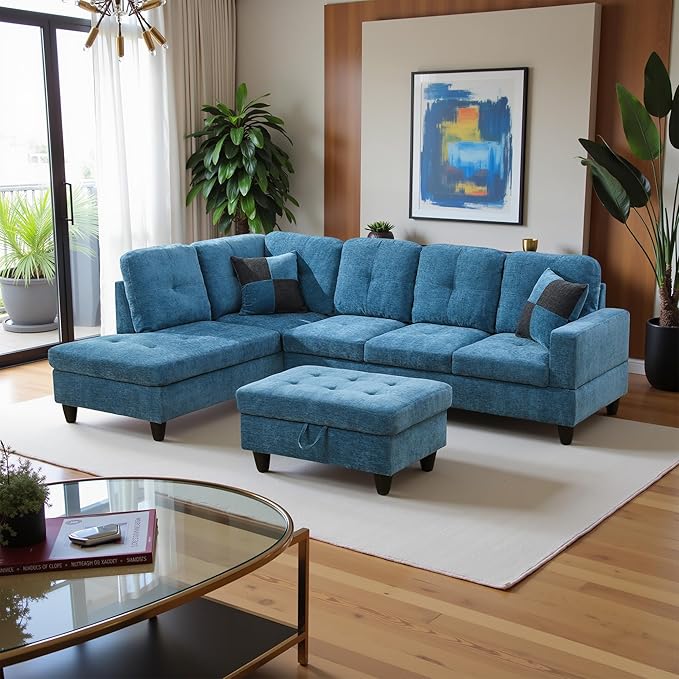 103.5" Oversized Sectional Couch, L Shaped Couch by LynginsCreativeLife