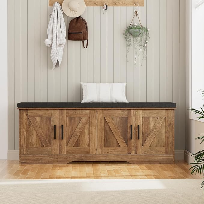 2-Tier Storage Bench, Shoe Bench - Image 6