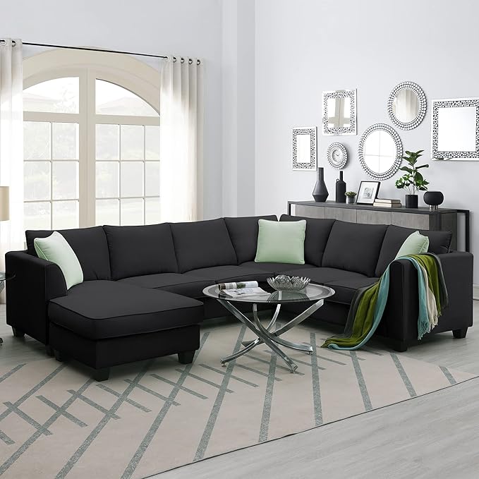 112" Upholstered Sectional Sofa Sets - Image 3