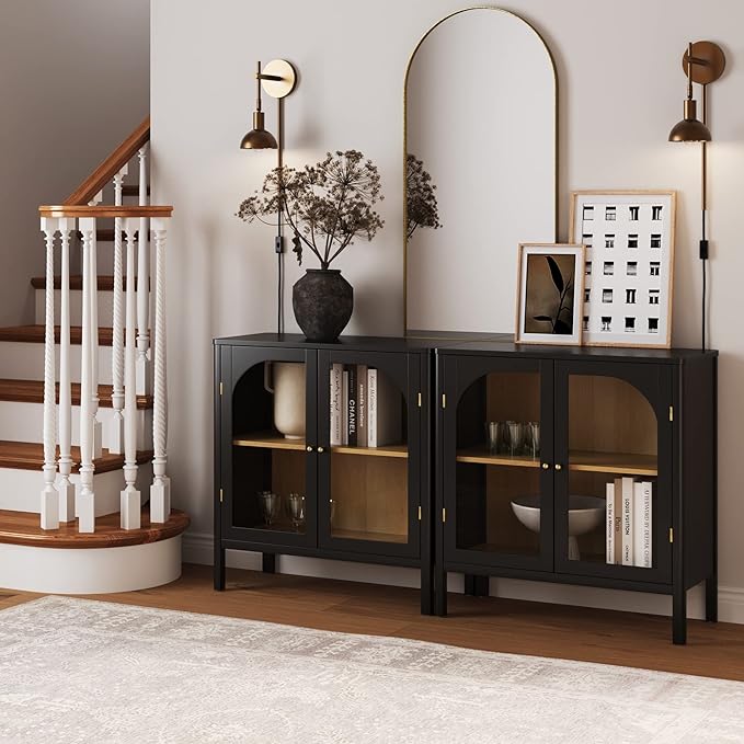 Nathan James Mason Storage Cabinet Accent Sideboard Buffet Credenza TV Stand - Image 3