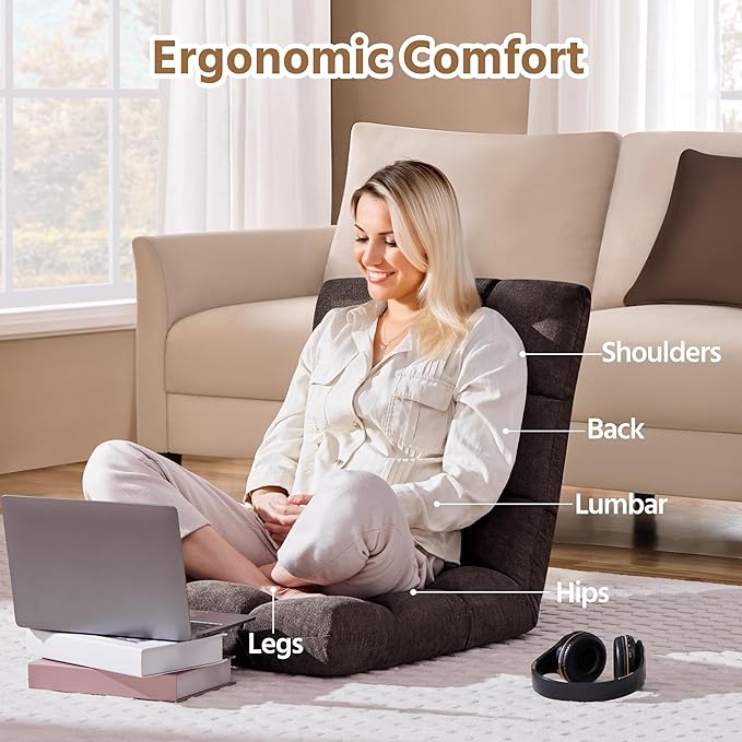 Yaheetech Floor Folding Chair - Image 7