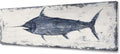 Yihui Arts Fish Canvas Art Wall Decor Blue Marlin Bursts Pictures by YihuiArts