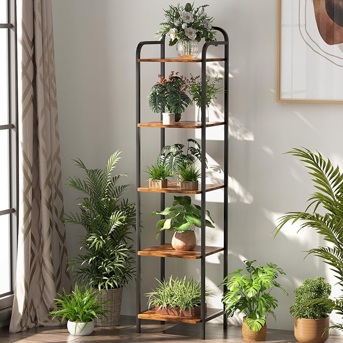 5 Tier Bookshelf, Bookcase - Image 4