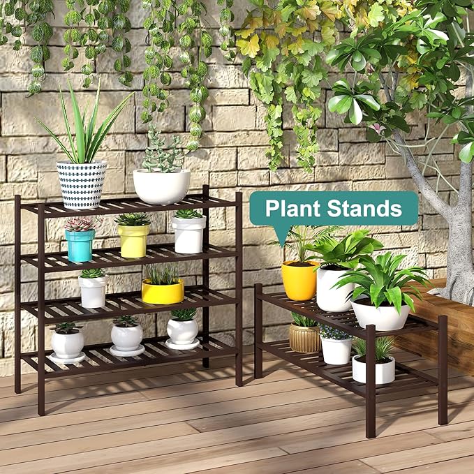 2-Tier Shoe Rack for Entryway, Bamboo Shoe Rack for Closet, Free Standing Shoe - Image 7