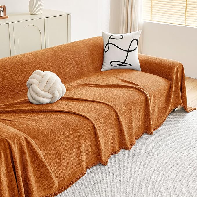 hyha Couch Cover for Dogs, Boho Sofa Covers for 3 Cushion Couch Washable - Image 8