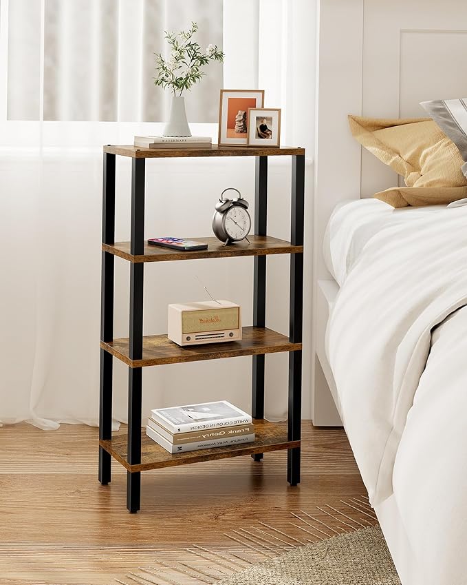 TUTOTAK Small Side Table, Narrow End Table, Skinny Sofa Table, Slim Nightstand - Image 4