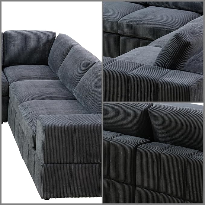 L Shaped Sectional Couches for Living Room, Modular Sectional Sofa - Image 5