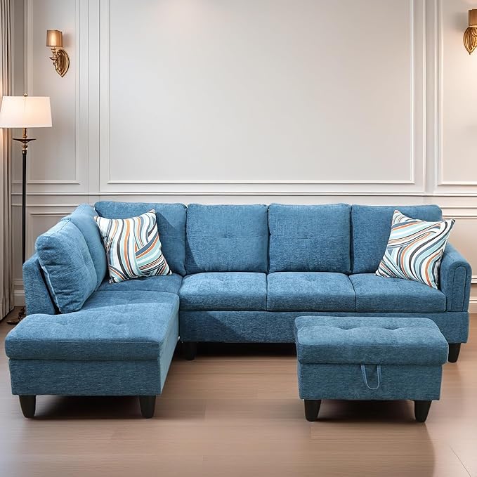 L Shaped Sectional Couches for Living Room, Modern Modular Sectional Sofa - Image 6