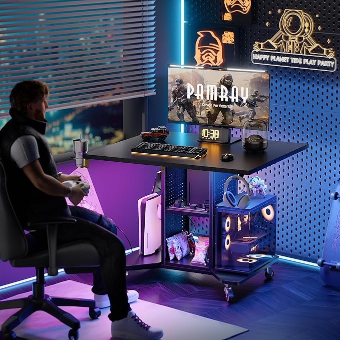 Pamray Small Rolling Gaming Desk - Image 2
