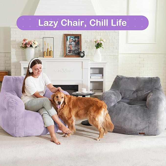 Hobestluk Bean Bag Chair for Adult Small Bean Bag Chairs - Image 4