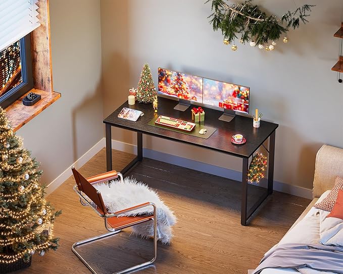 Coleshome 55 Inch Computer Desk, Modern Simple Style Desk - Image 7