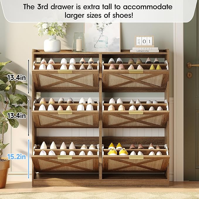 Maupvit Large Shoe Storage Cabinet - Image 3
