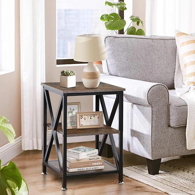 End Tables Living Room Set of 2, Indoor End Tables Living Room - Image 2