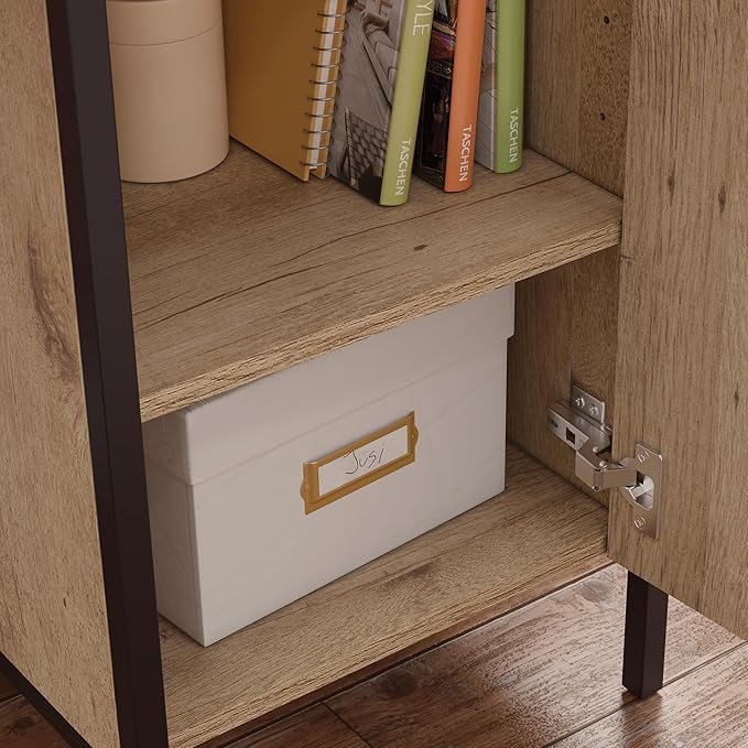 Sauder Market Commons Desk, Prime Oak Finish - Image 5