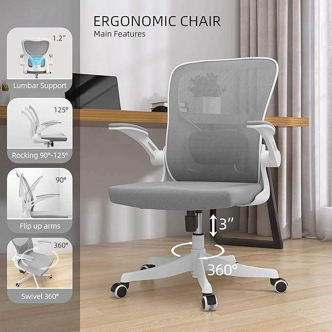 Monhey Office Chair Ergonomic Desk Chair - Image 3