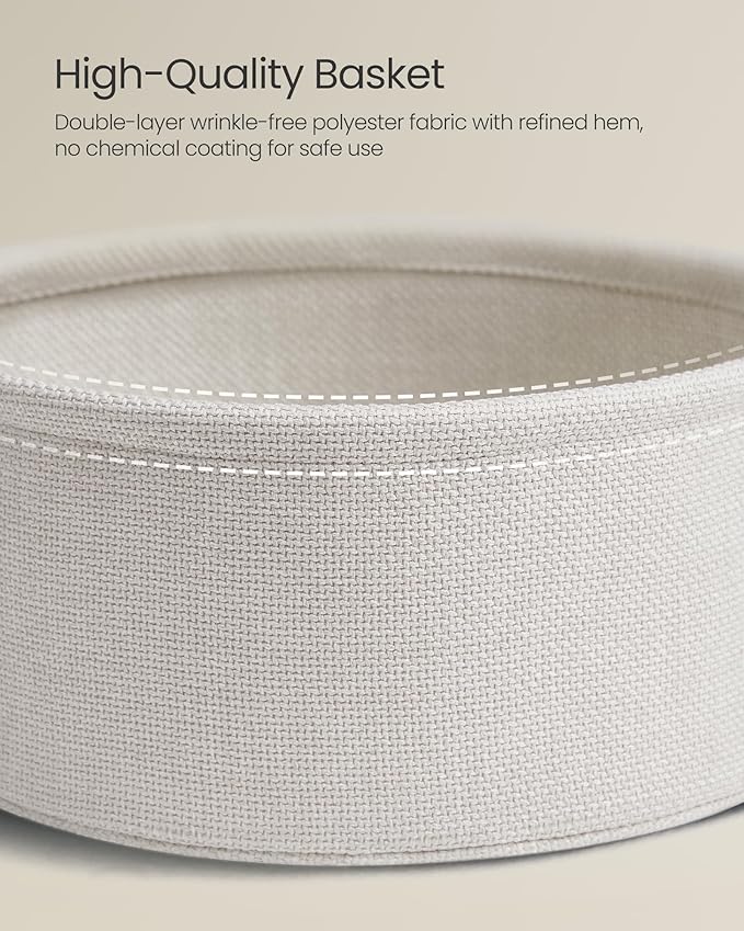 VASAGLE Small Round Side End Table, Modern Nightstand - Image 8