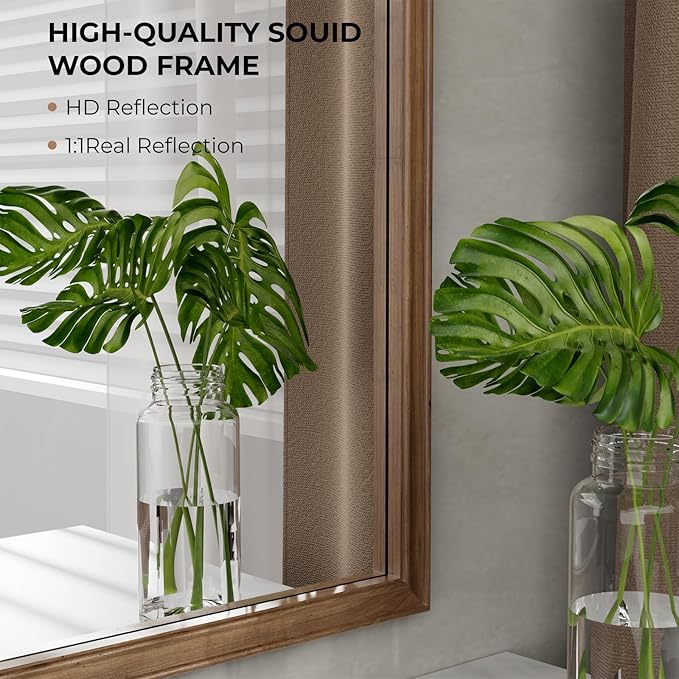 WallBeyond Wood Bathroom Mirrors - Image 5