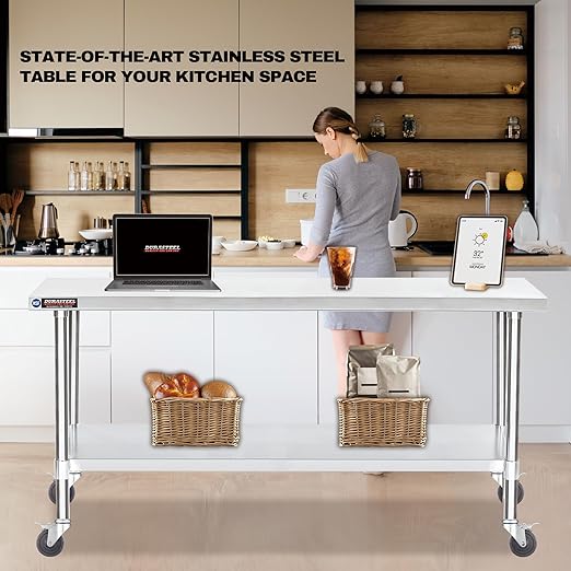 DuraSteel 30x72 NSF Stainless Steel Cart - Image 7