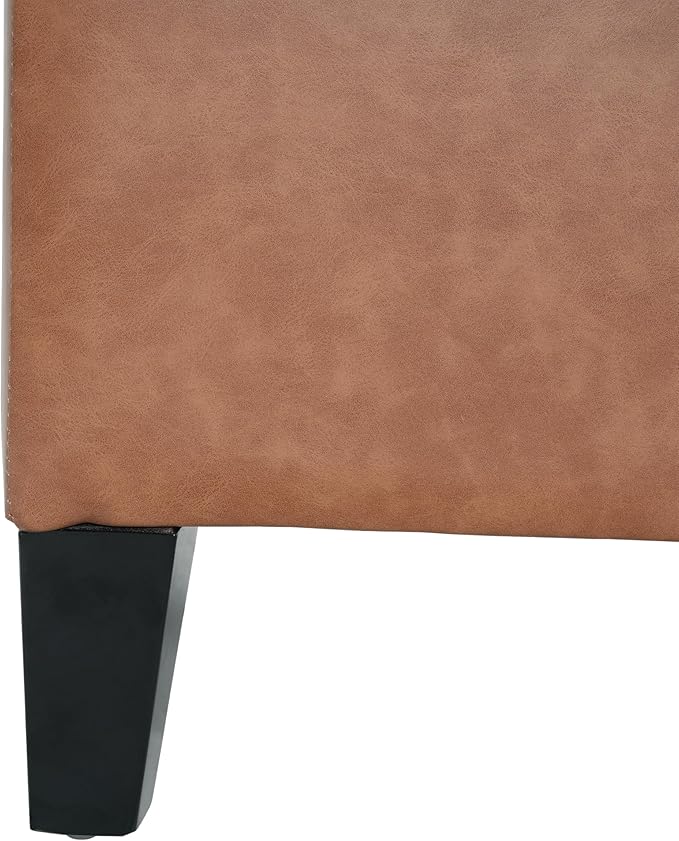 Christopher Knight Home Ottilie PU Leather Storage Ottoman Bench, Wooden - Image 9