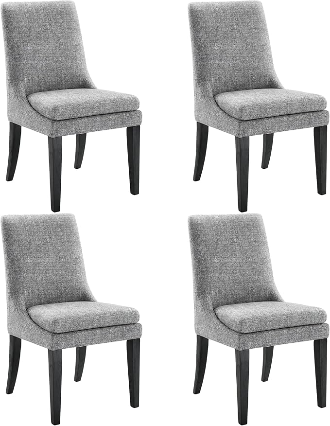 Upholstered Dining Chairs Modern Sidechair Performance Fabric High Back by Kislot