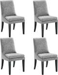 Upholstered Dining Chairs Modern Sidechair Performance Fabric High Back by Kislot