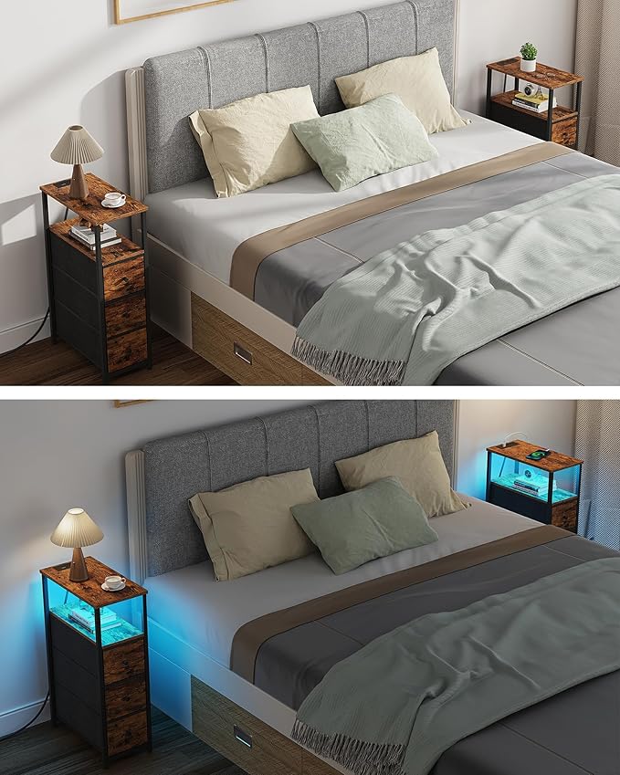 TUTOTAK Narrow LED Night Stand - Image 4